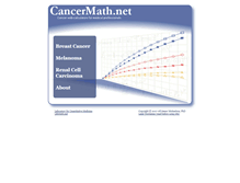 Tablet Screenshot of cancer.lifemath.net